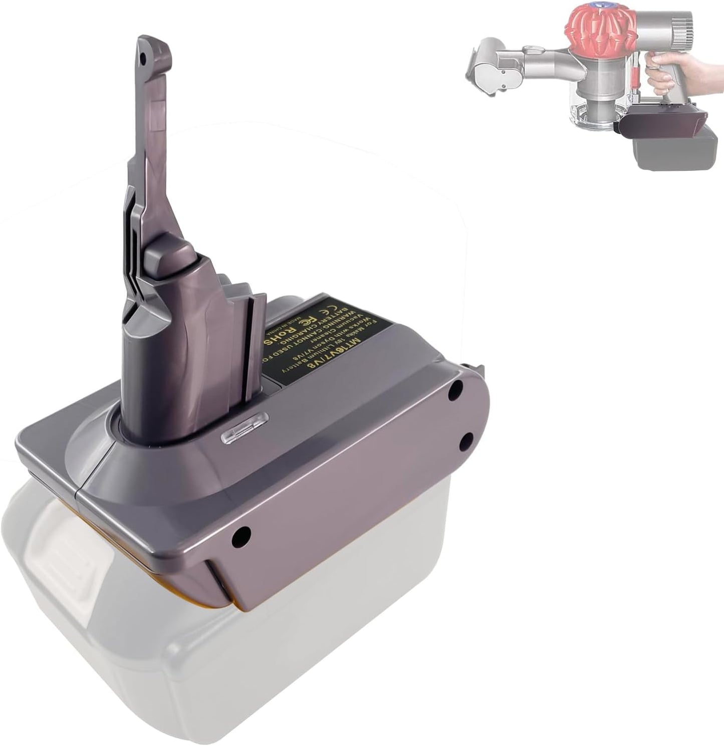 MT18V8 Akku Adapter, MT18V8