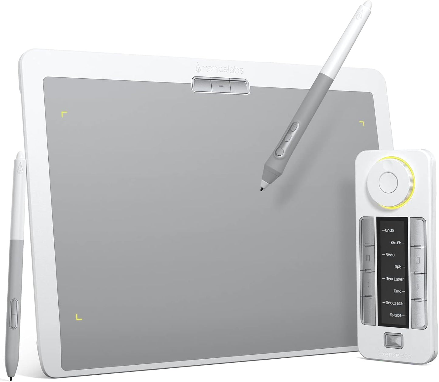 Zeichentablett mit Quick Key 2, Nebelweiss