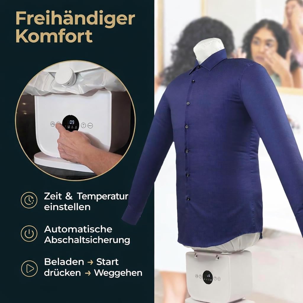 Automatische Heissluft-Bügelpuppe für Kleidung