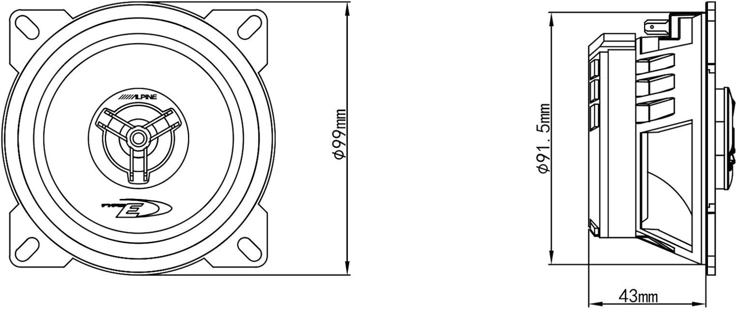 2-Wege Koaxiallautsprecher (10cm)