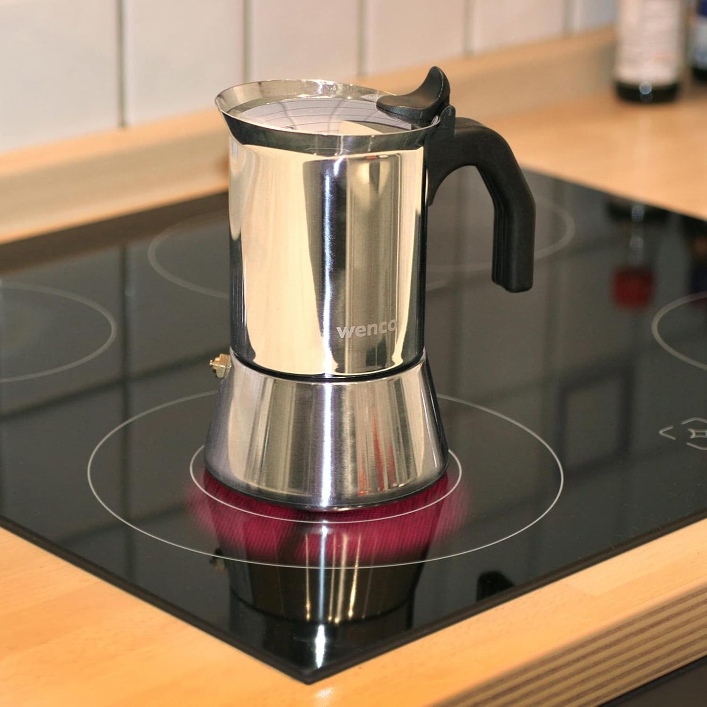 Premium Espressokocher für alle Herdarten (4 Tassen)
