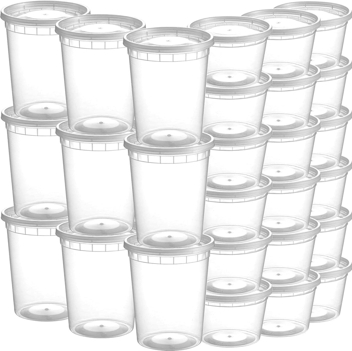 48-teiliges Vorratsdosen-Set, 16 Unzen, 32 Unzen,