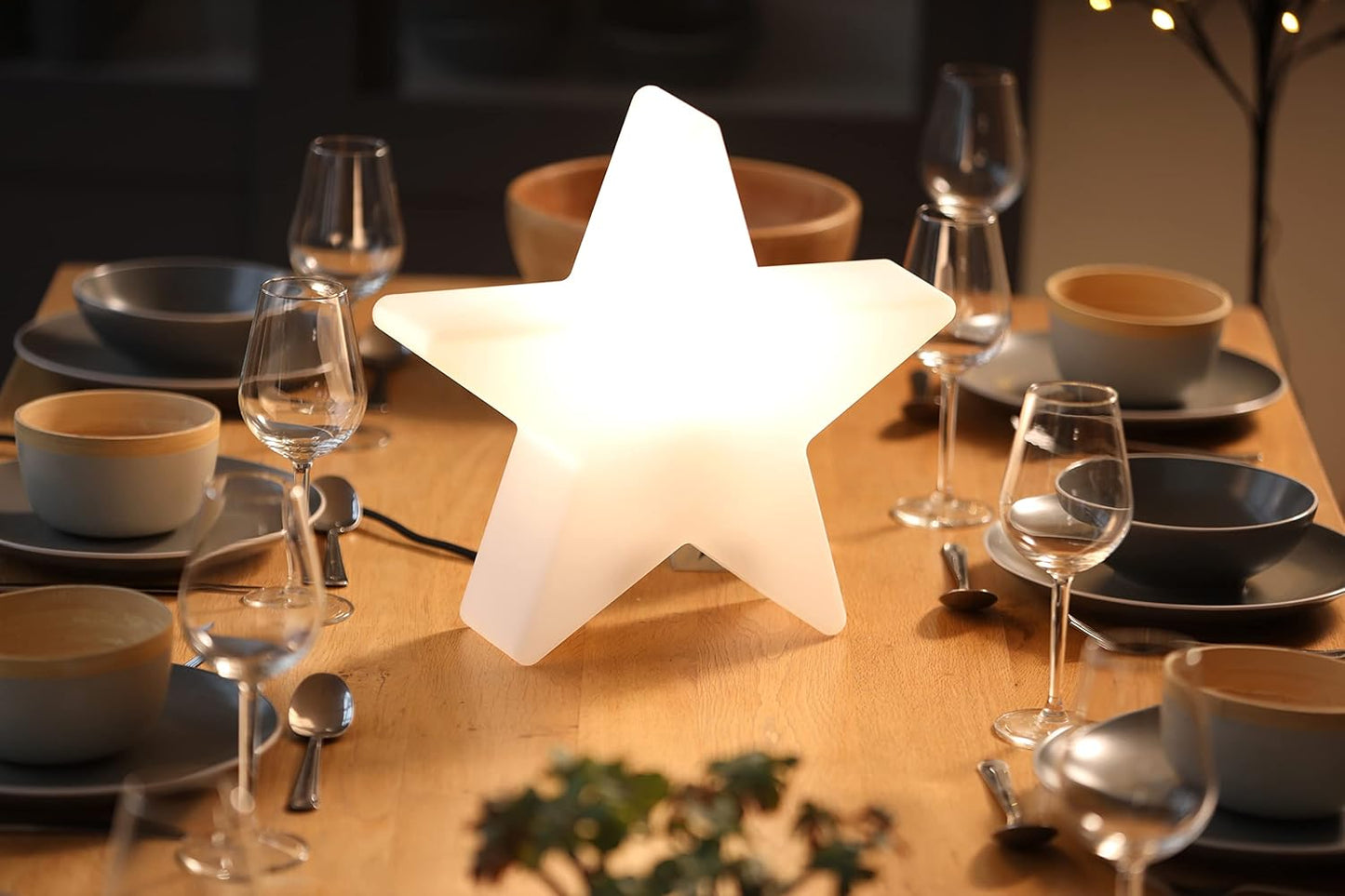 LED Mini Leuchtstern (40 cm), 40 cm LED Weiss