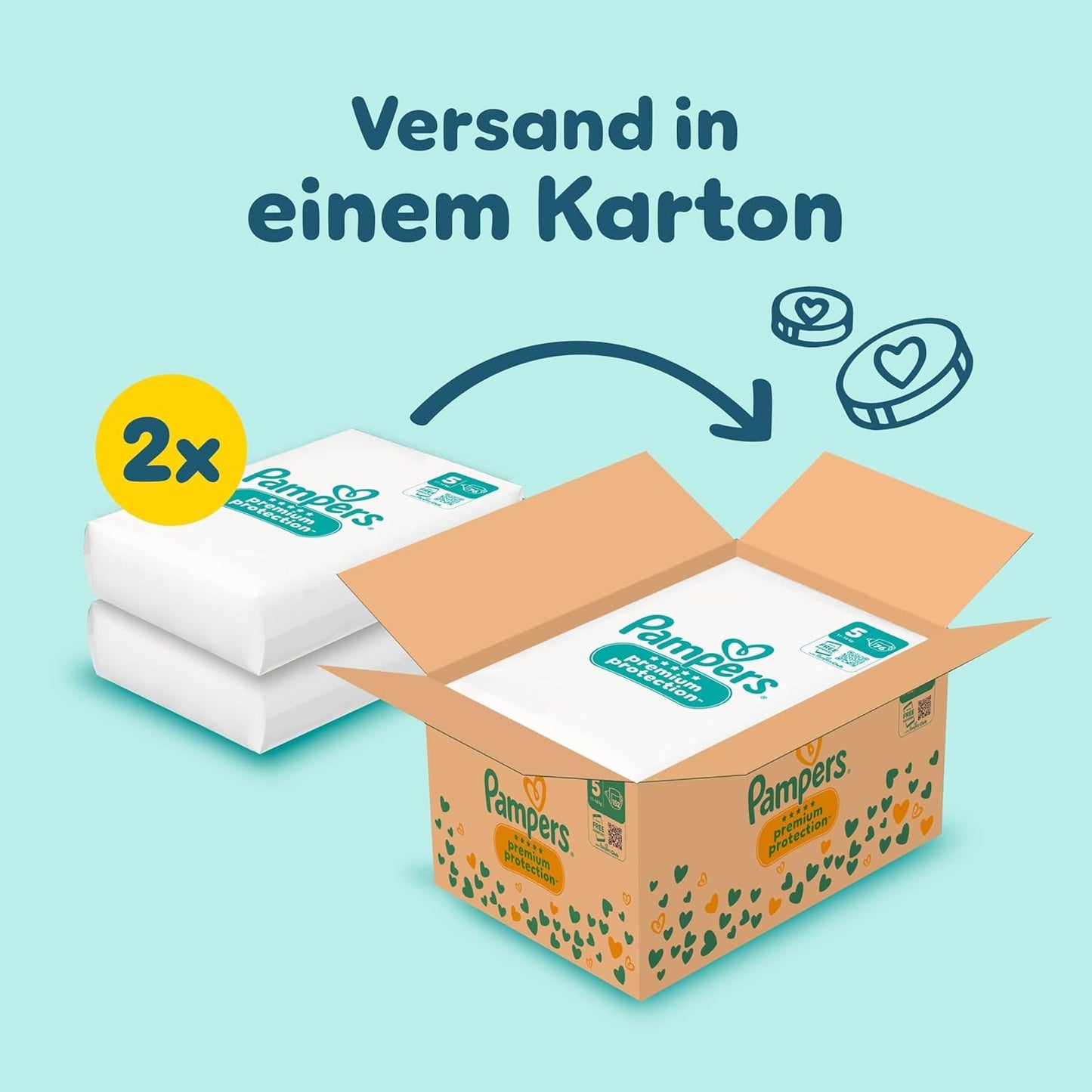 Premium Protection, Grösse 5, 152 Stück