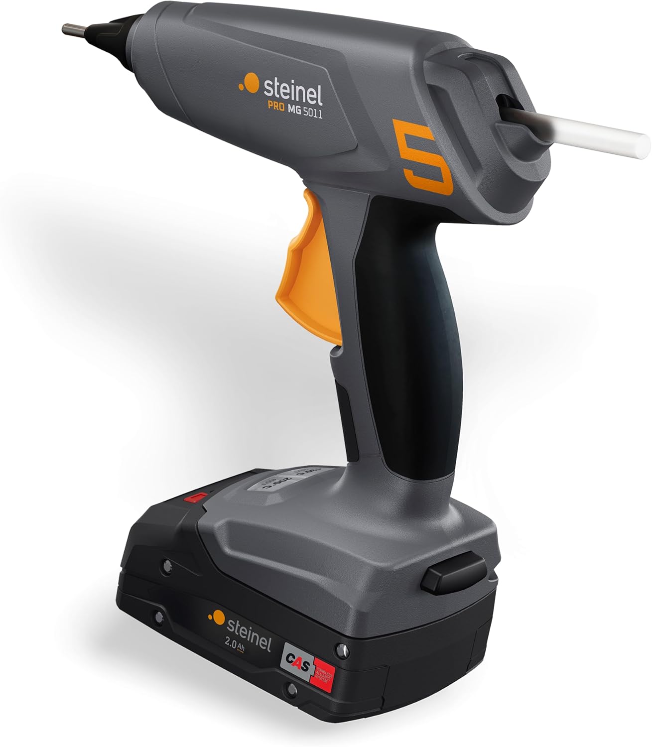 Akku Heissklebepistole - Mobilglue 5011 Set, inkl. 2.0 Ah CAS Akku 18 V + Ladegerät