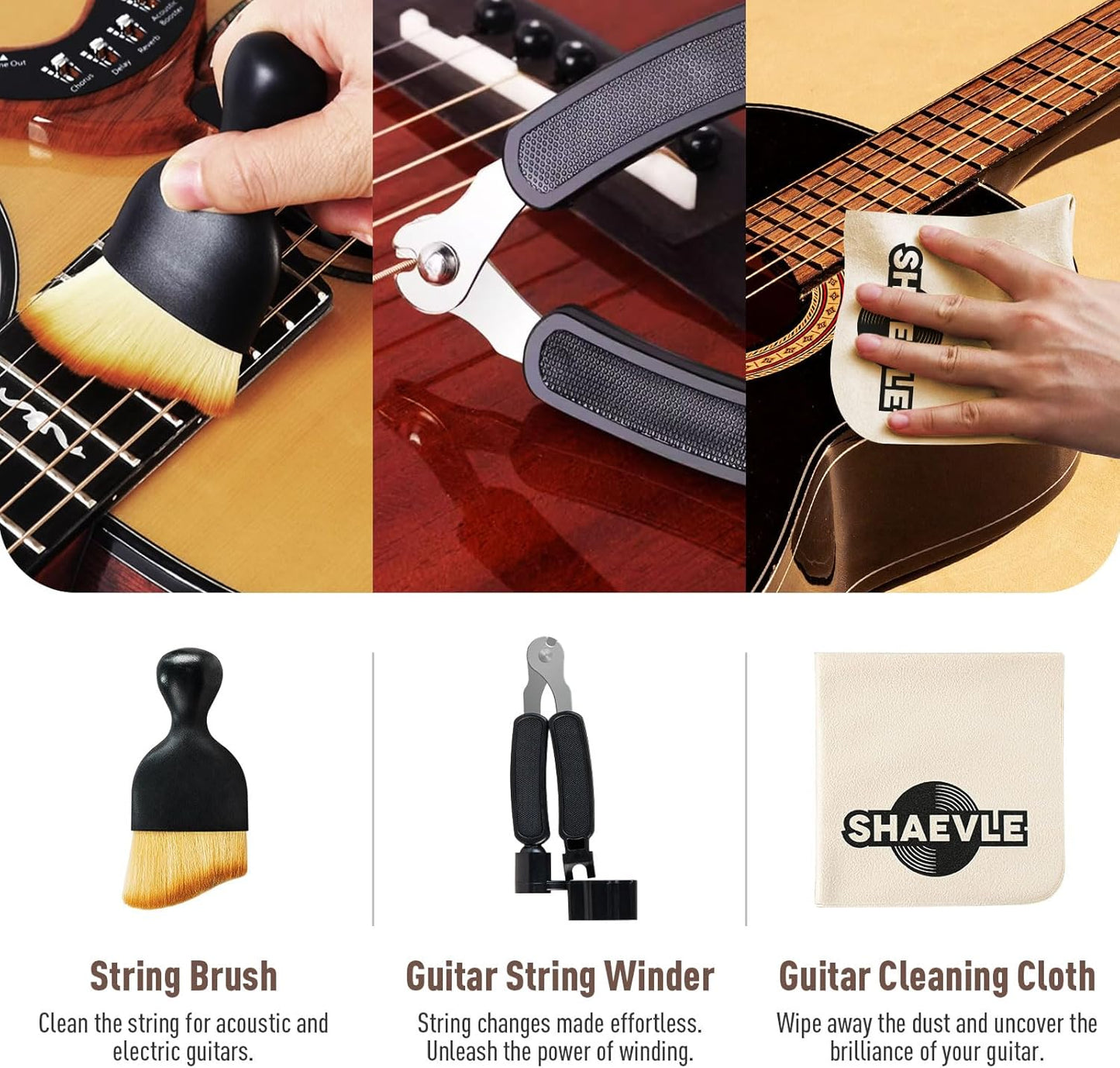 Gitarrenreinigungsset All-in-One, PRO Kit - 2