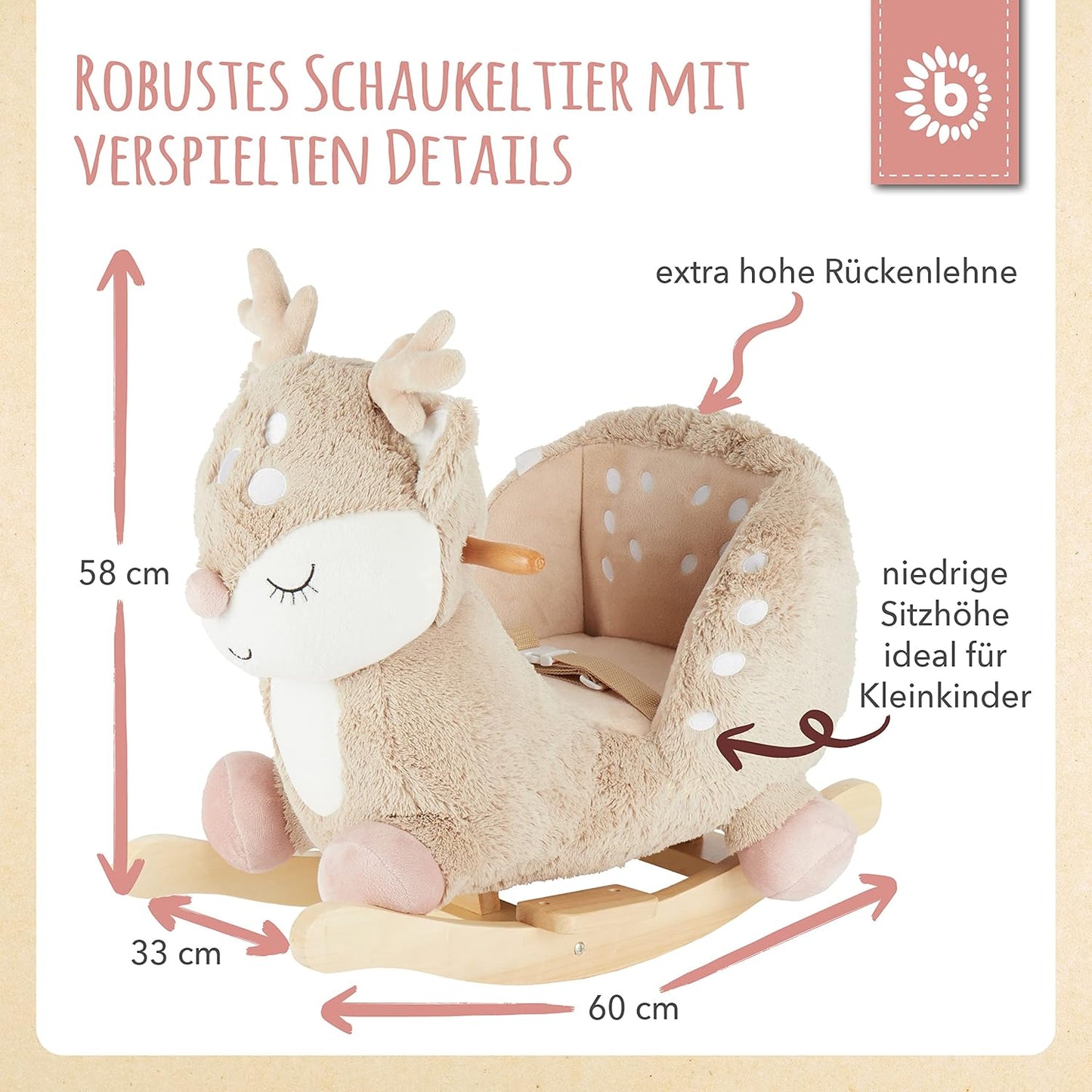 Schaukeltier Reh Ella, Reh Ella