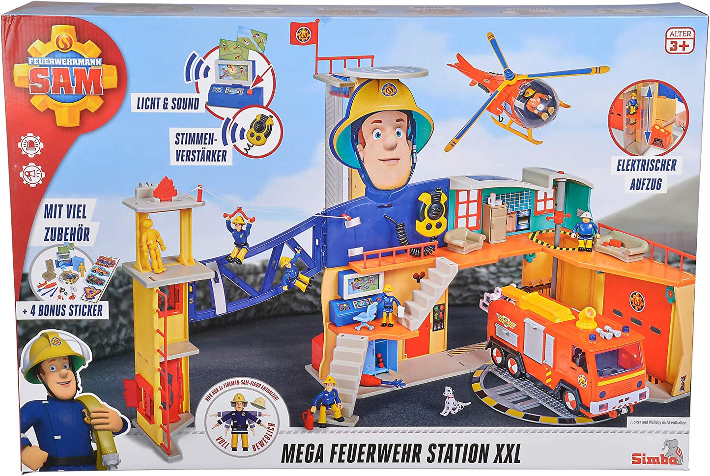 Feuerwehrmann Sam Mega-Feuerwehrstation XXL, Spielgebäude, Single