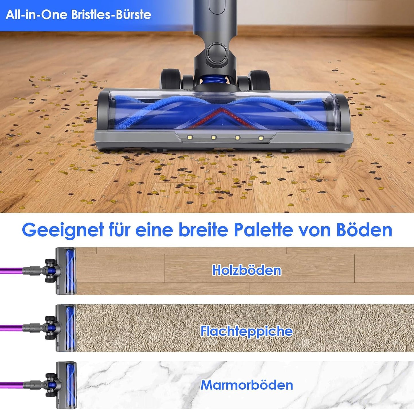 Elektrische Bürste für Dyson V6 Staubsauger
