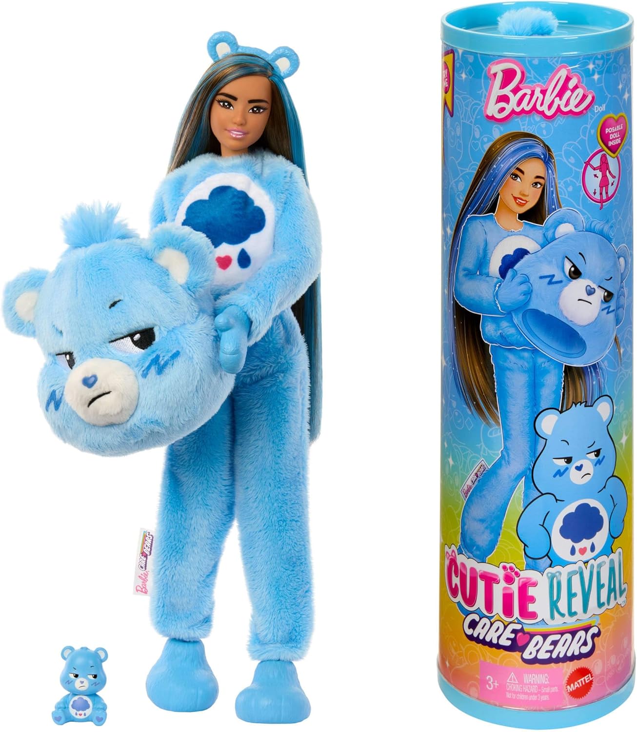 Cutie Reveal Modepuppe mit Überraschungen (Glücksbärchis), [Mehrfarbig]