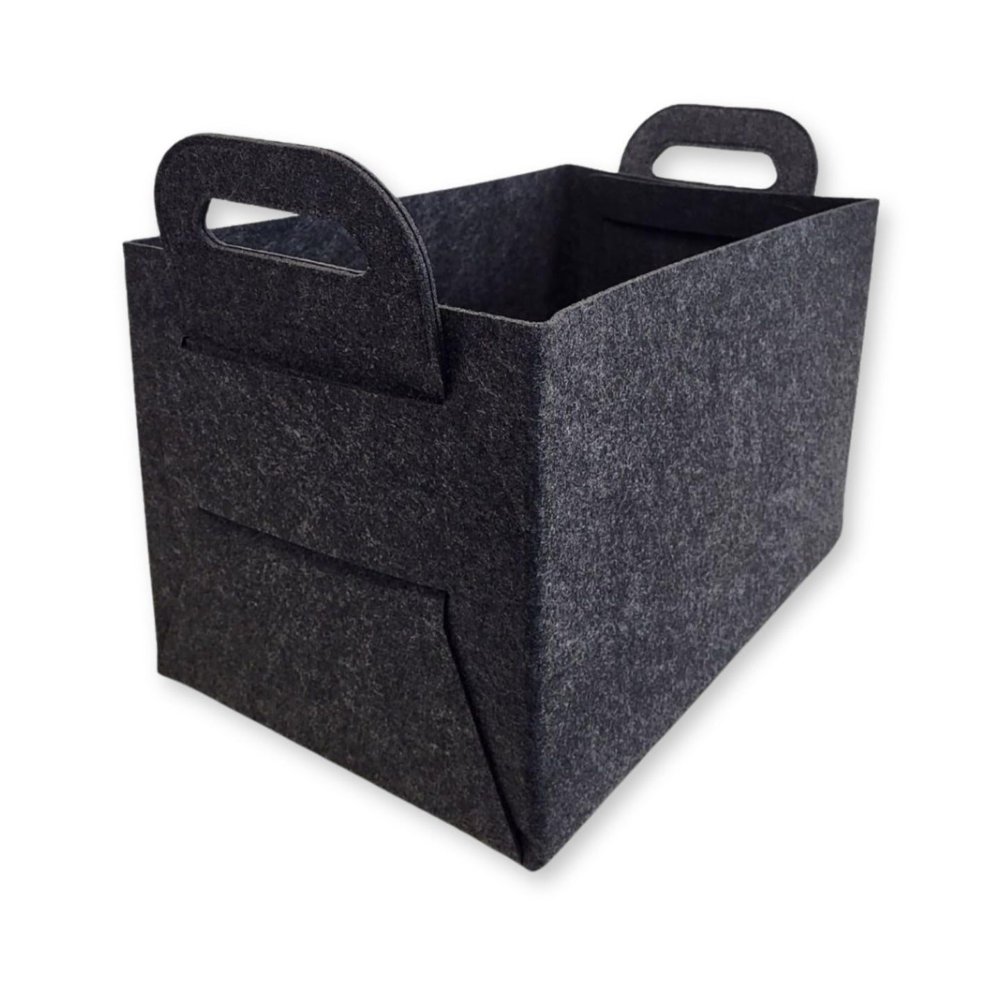 2er-Set Filzkörbe, Grau Klein 2 Pieces (44 x 31 x 29 cm)