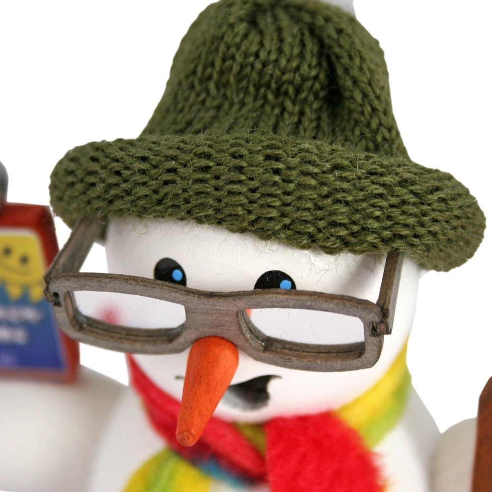 Räucherfigur Schneemann Après Ski, Apre´s Ski