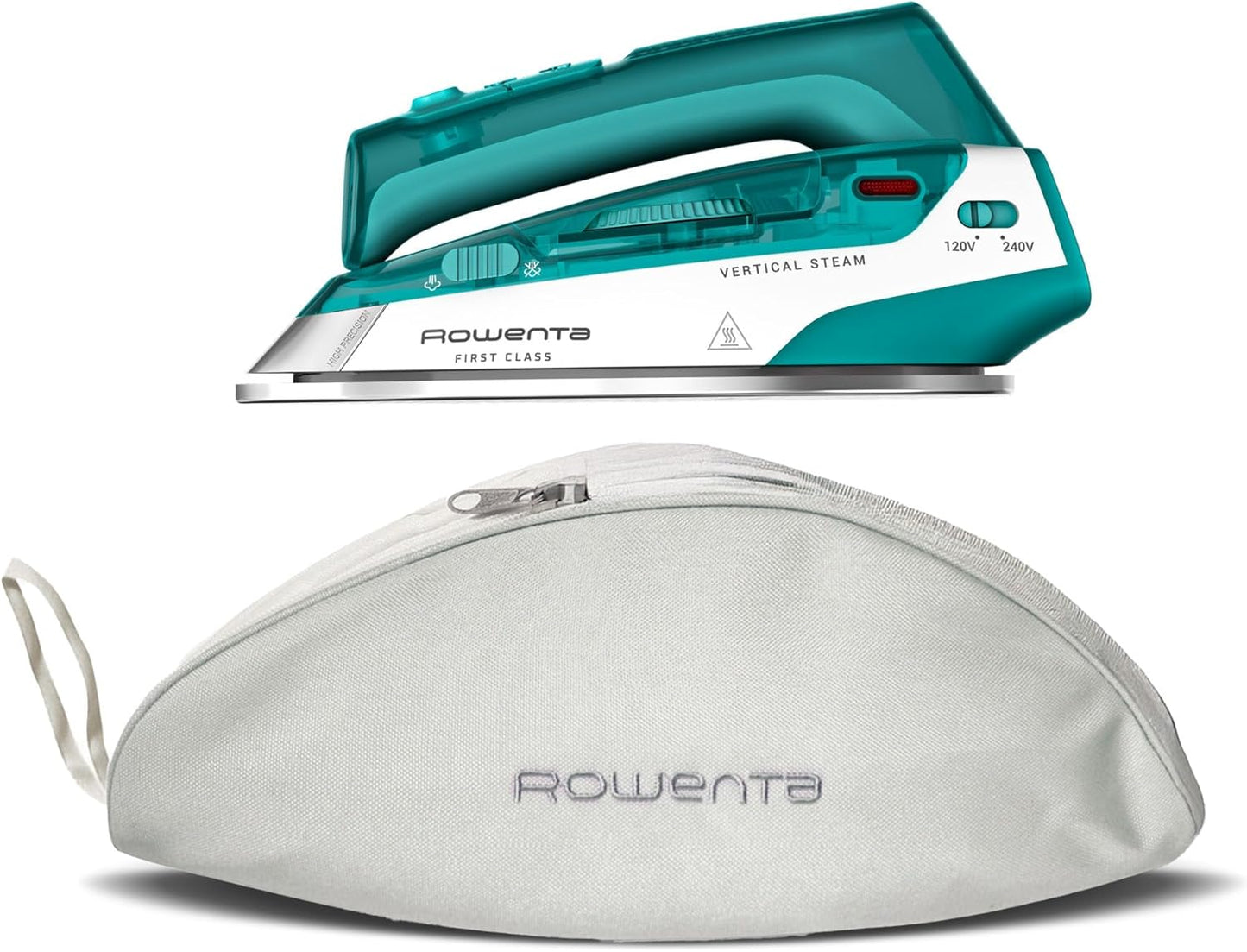 Klappbares Reise-Dampfbügeleisen, Reise / Weiss Petrol
