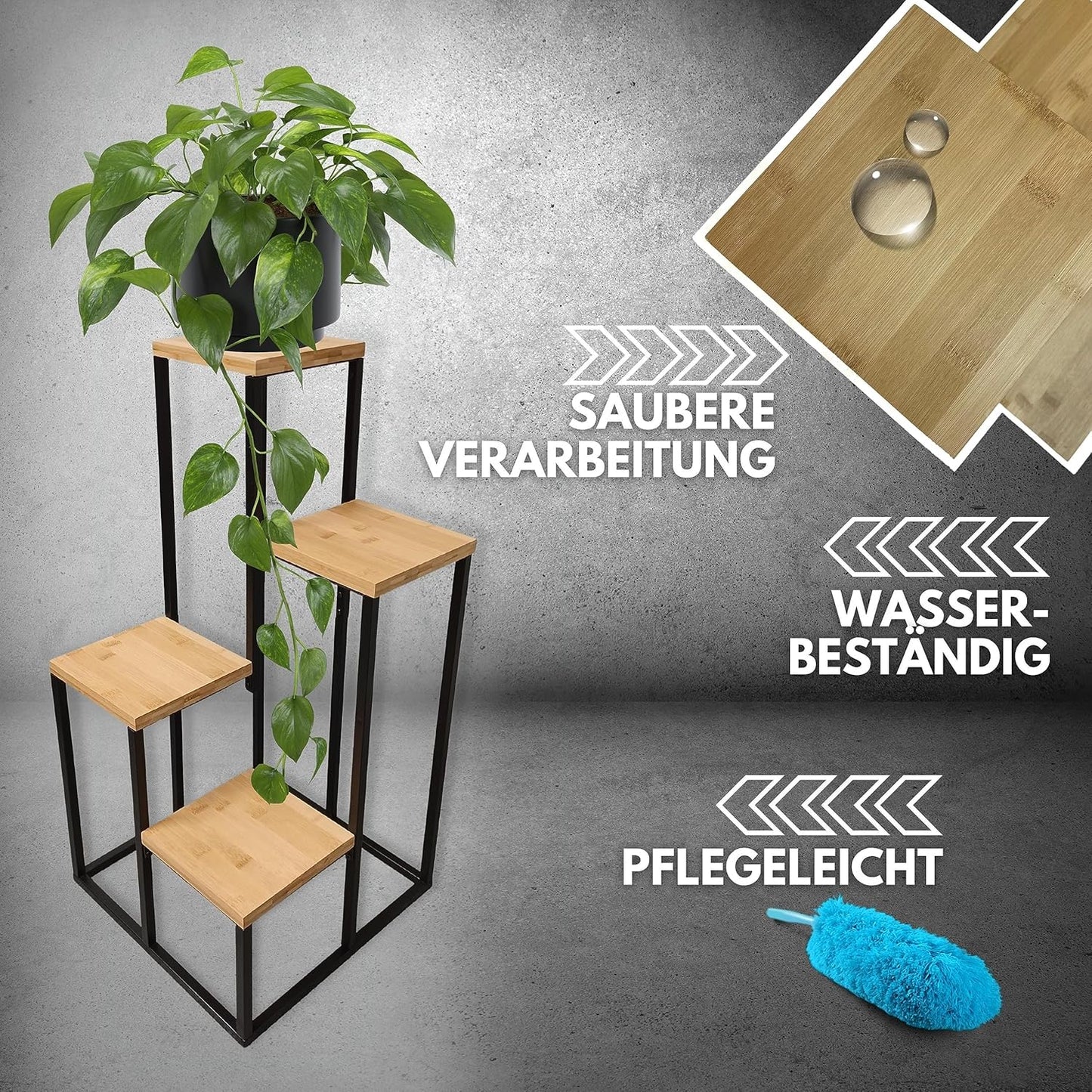 Pflanzentreppe mit 4 Ebenen