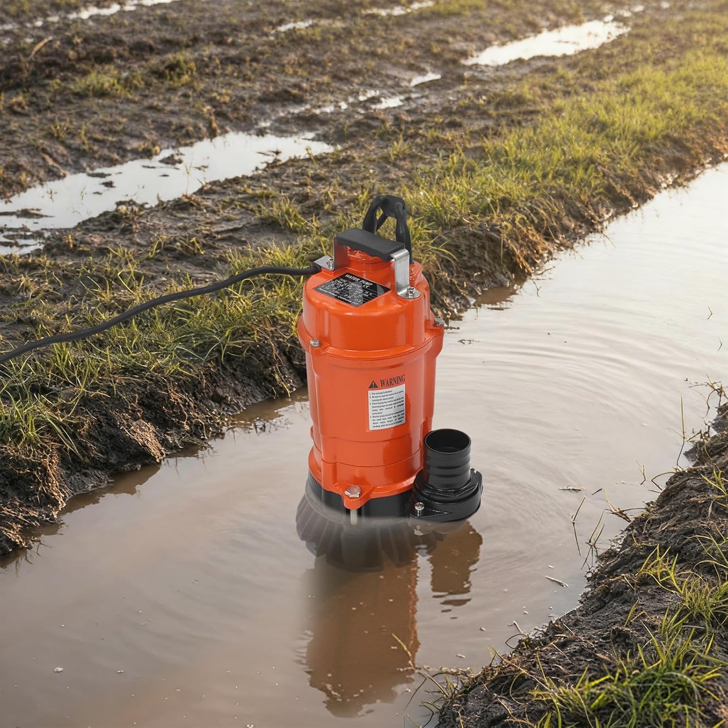 Tauchpumpe Schmutzwasser, Orange