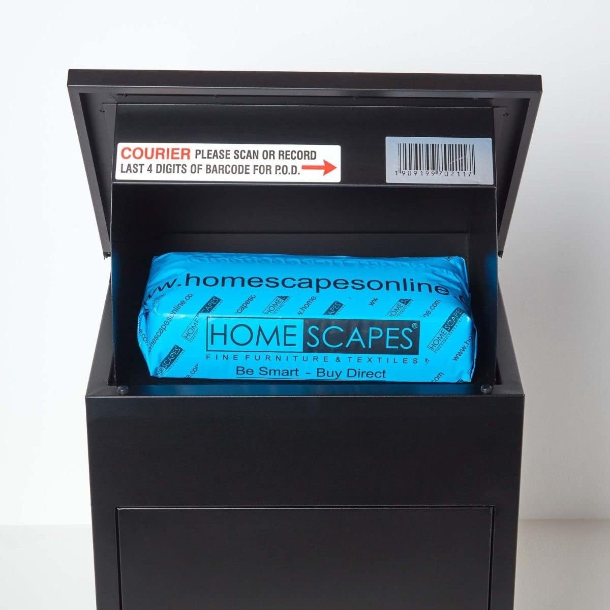 Paketbriefkasten, Schwarz