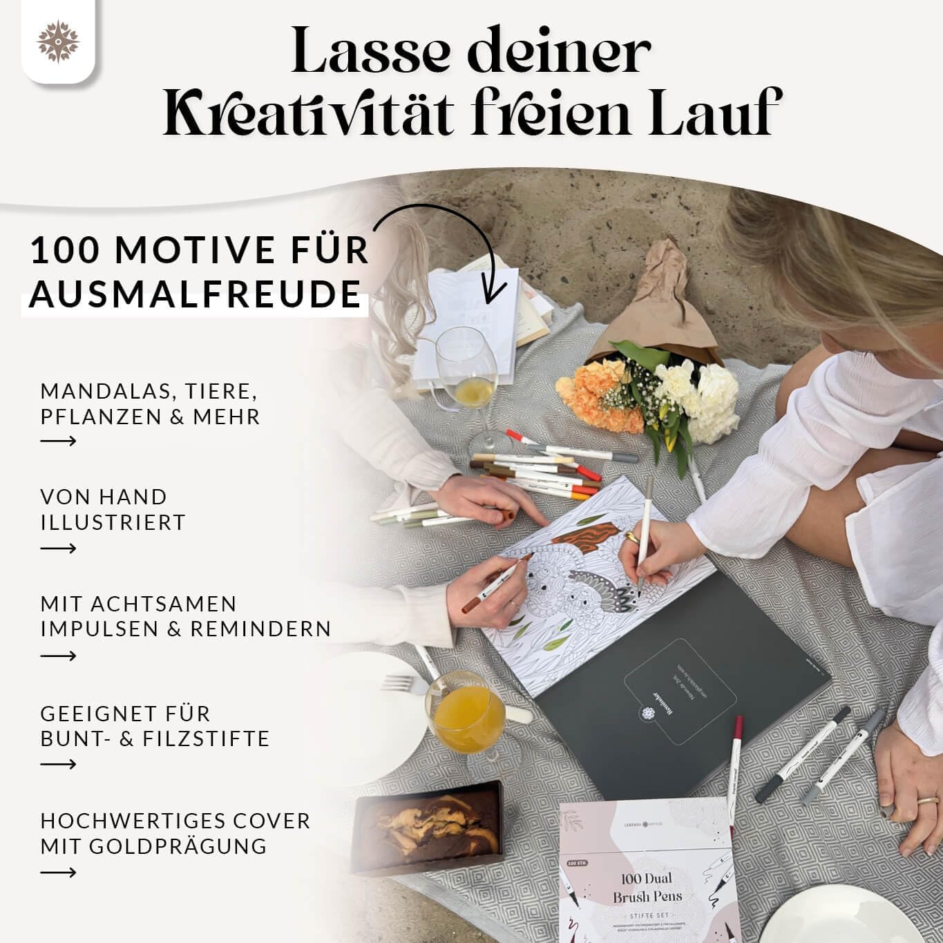 Malbuch für Erwachsene Achtsamkeit & Entspannung, Malbuch
