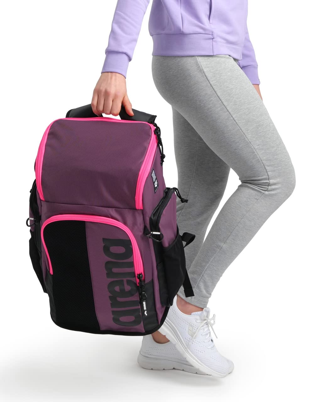 Schwimm- und Sportrucksack Spiky, Plum-neon_pink Einheitsgrösse Single