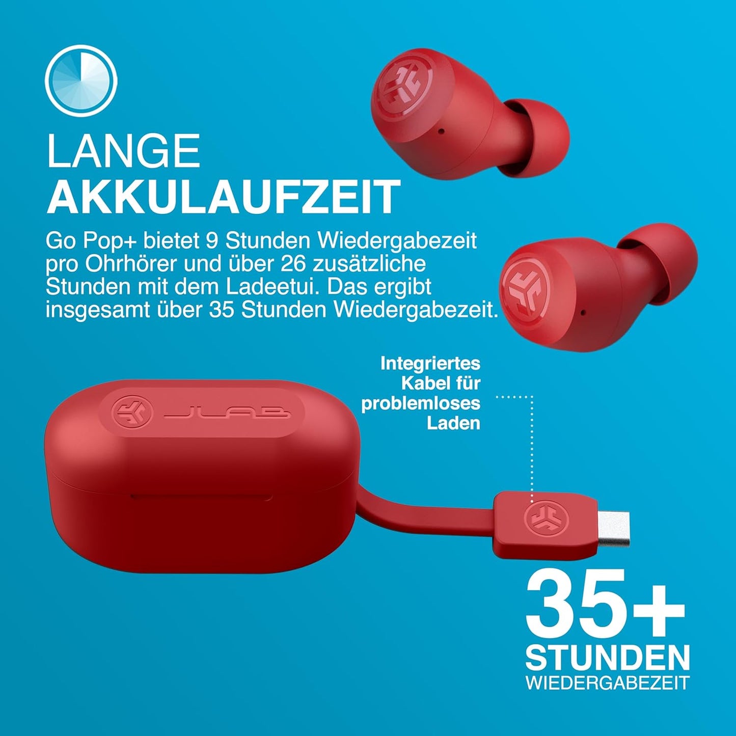 Go Air Pop+ In-Ear Kopfhörer, Rosarot POP+