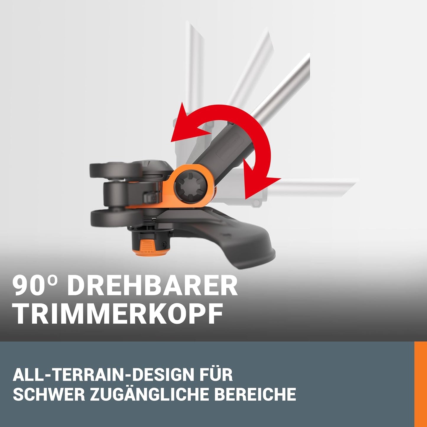 WG163E Akku-Rasentrimmer und Kantenschneider inkl. 2x 2Ah Akkus & Ladegerät, inkl. 2 x 2Ah Akkus & Ladegerät