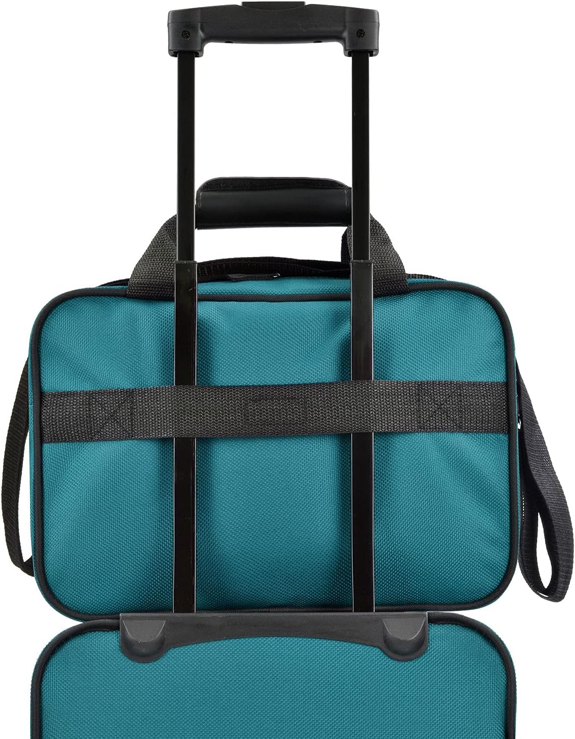 Rio Rugged Fabric Expandable Carry-on Luggage Set, 2 Wheel, Blaugrün/ein Hauch Von Paradies (Trace Of Paradise)