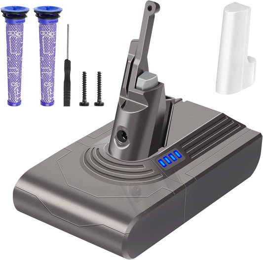 Ersatzakku für Dyson V8/SV10 Handstaubsauger, 6000mAh, V8 4.5A