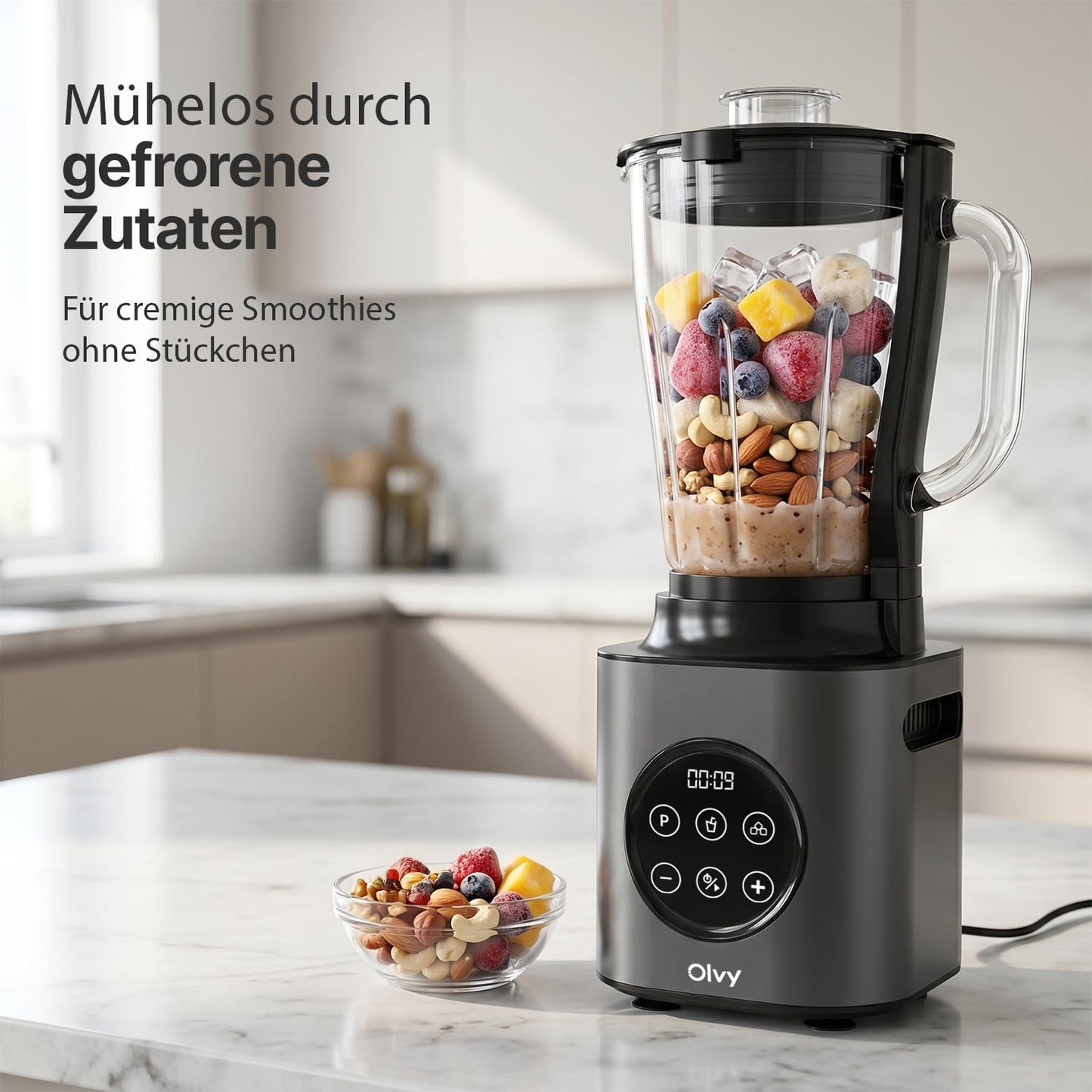 Smoothie Standmixer, Grey