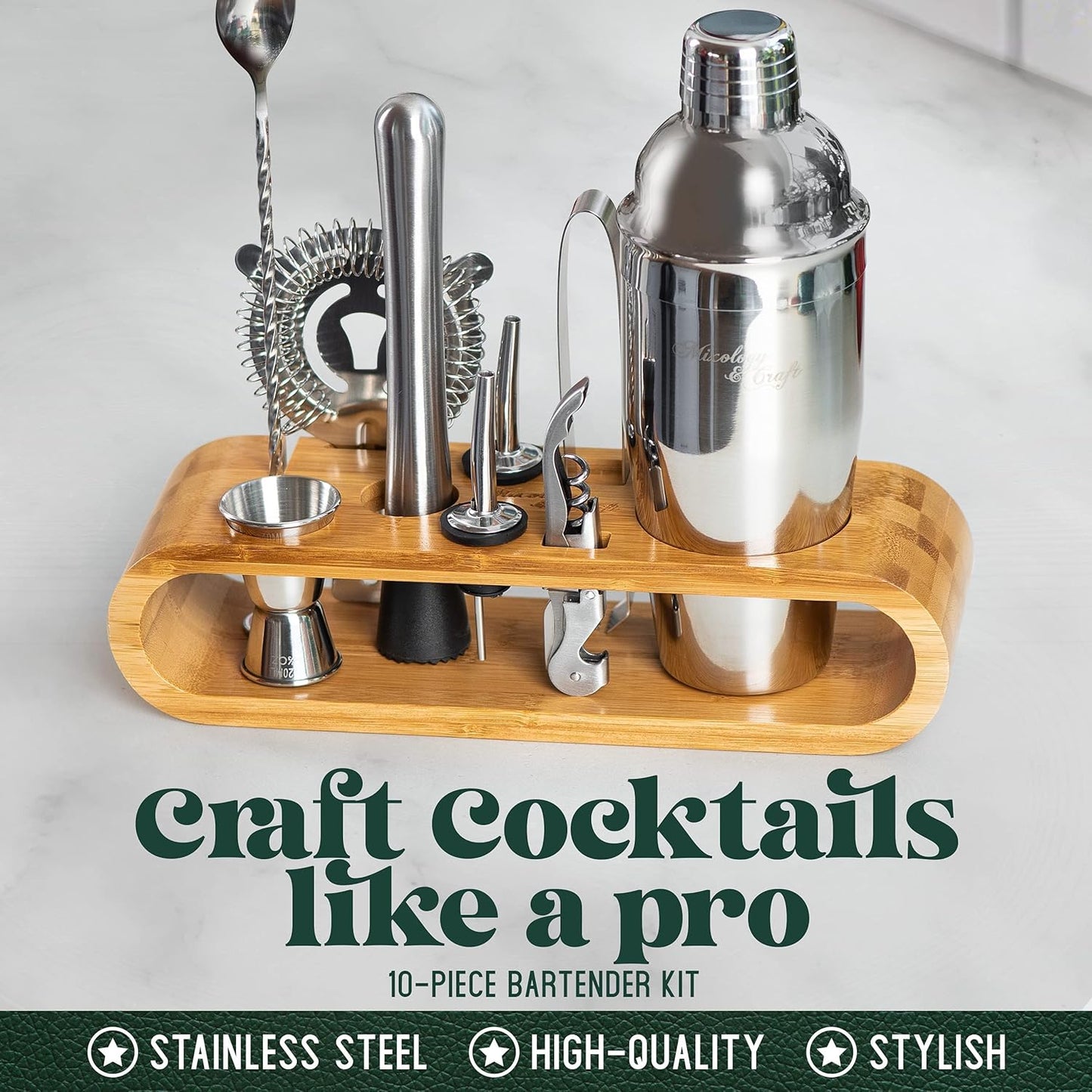 10-teiliges Cocktail-Set, Set of 10