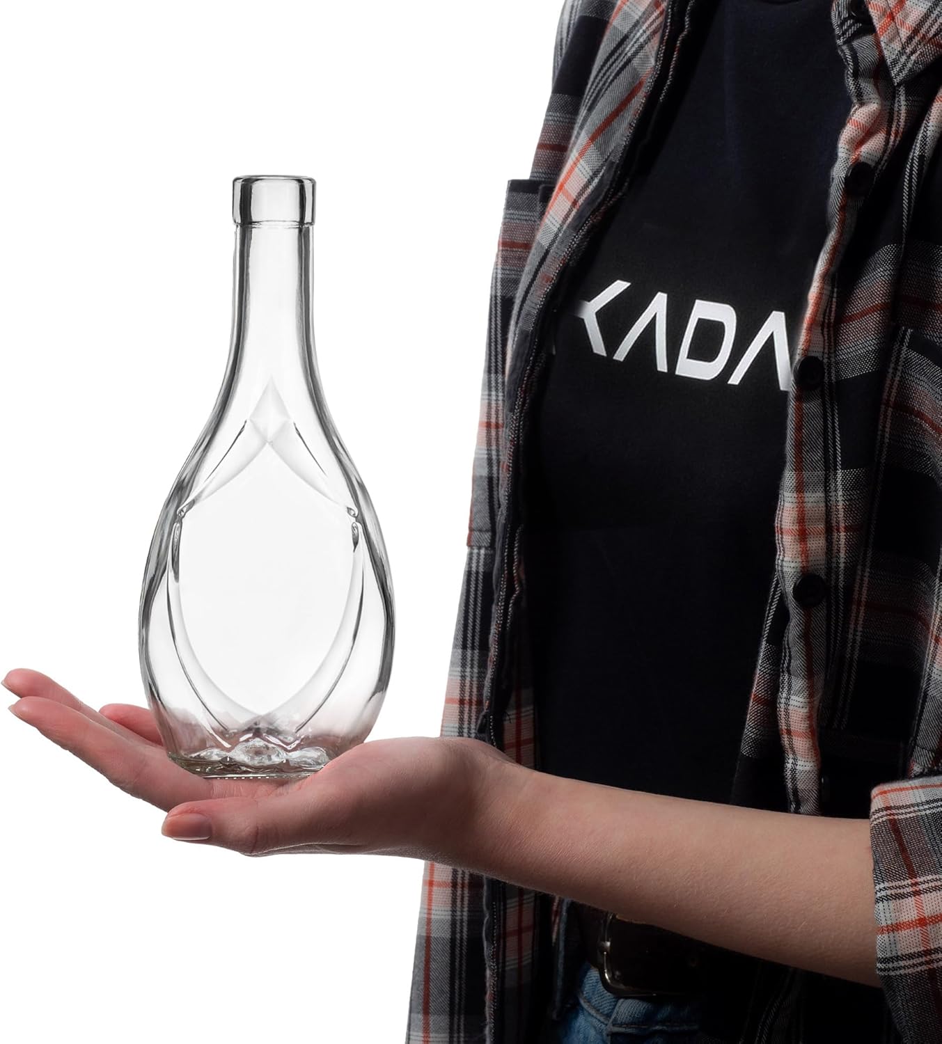 Glasflaschen-Set mit Korken, 250 Ml 10 pieces