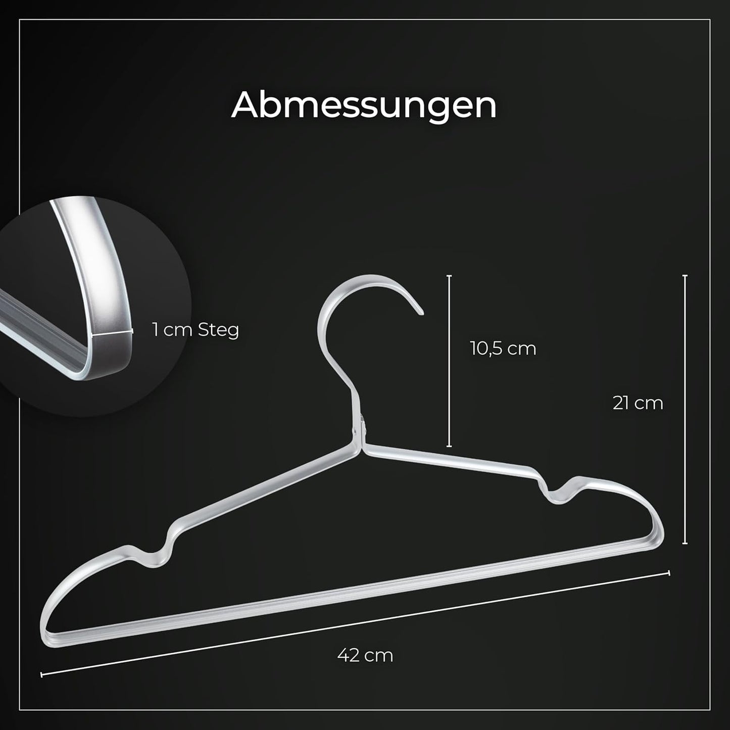 10-teiliges Kleiderbügel Set, 10