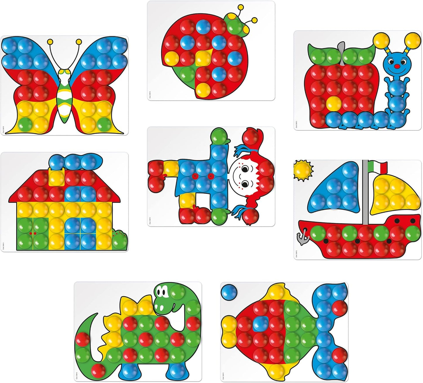 Montessori Mosaik-Lernspiel Fantacolor, Forest Animals 2+