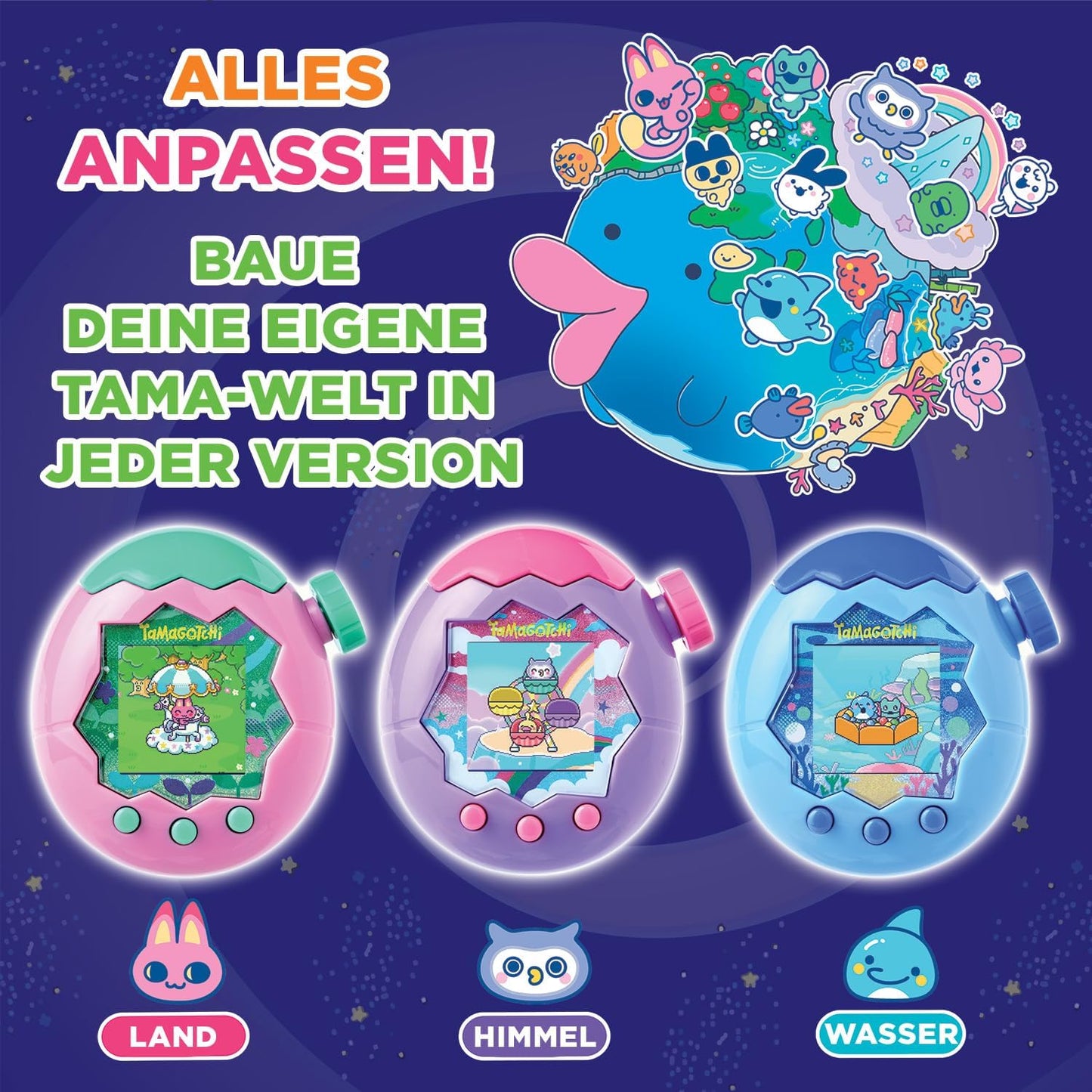 Tamagotchi Paradise Water, Blau