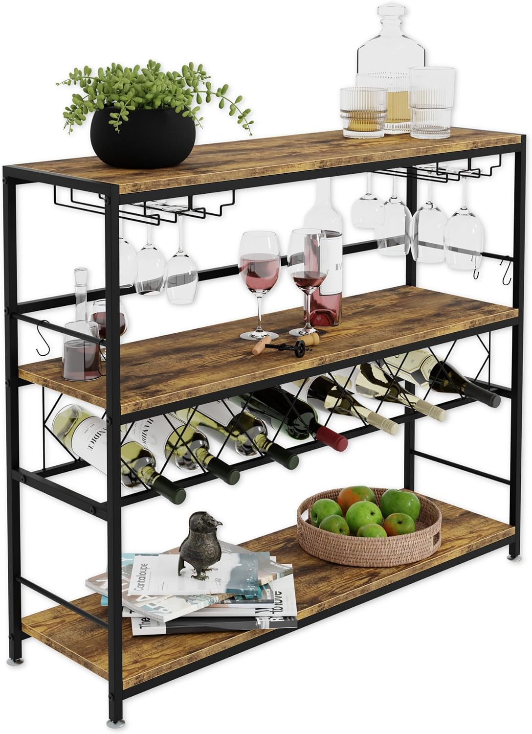 Weinregal mit Flaschenhalter Loft 2-7, LOFT 2-7