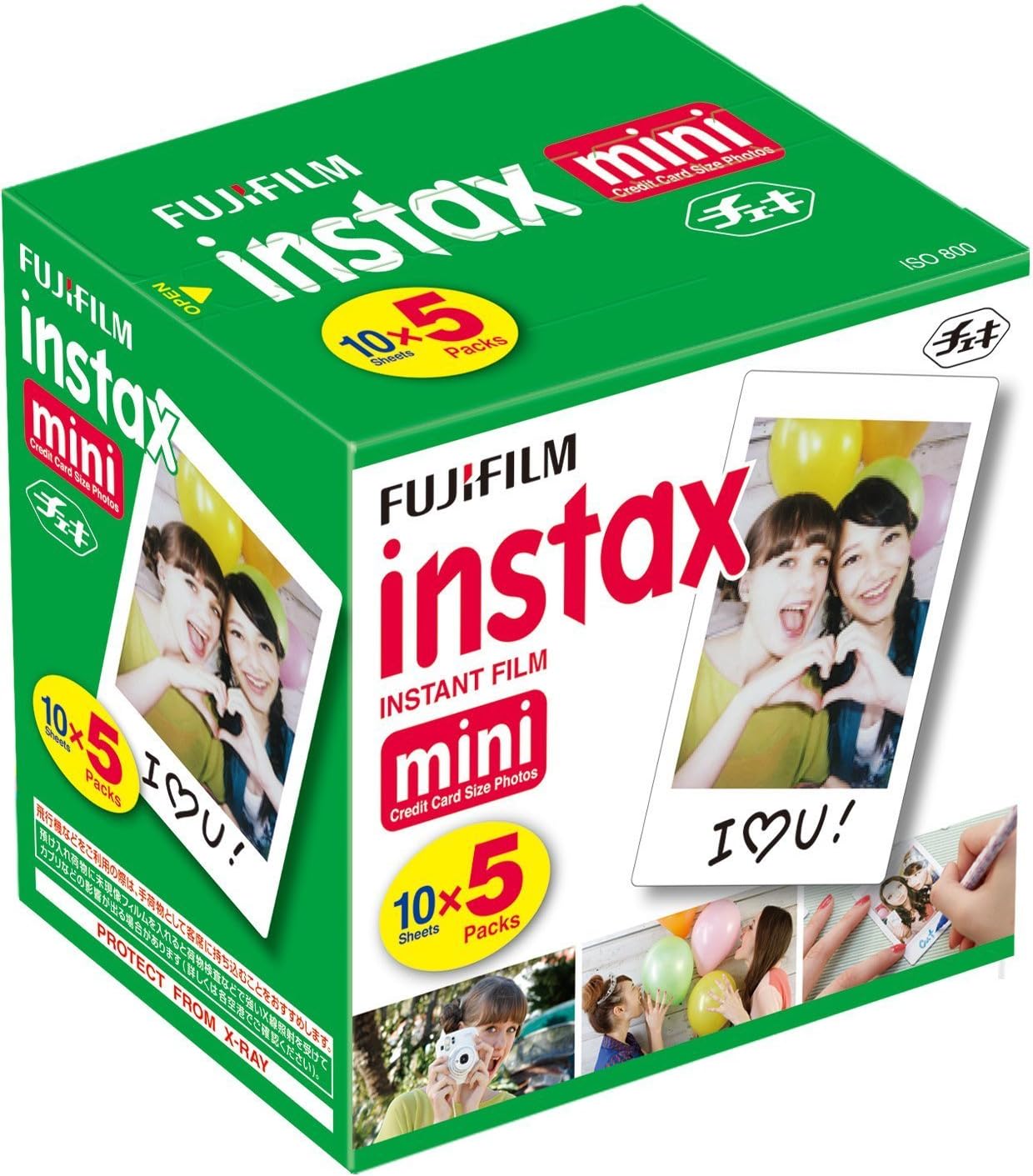 Instax Mini Sofortbildfilm (50 Stück)