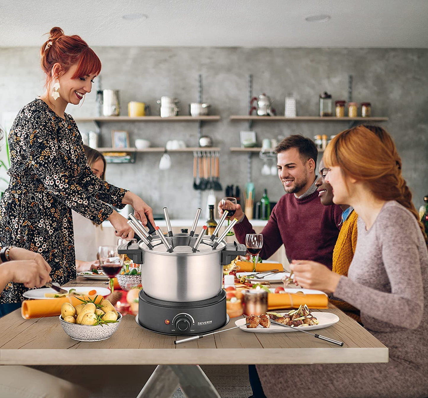 FO 2470, Fondue, Fondue-Set