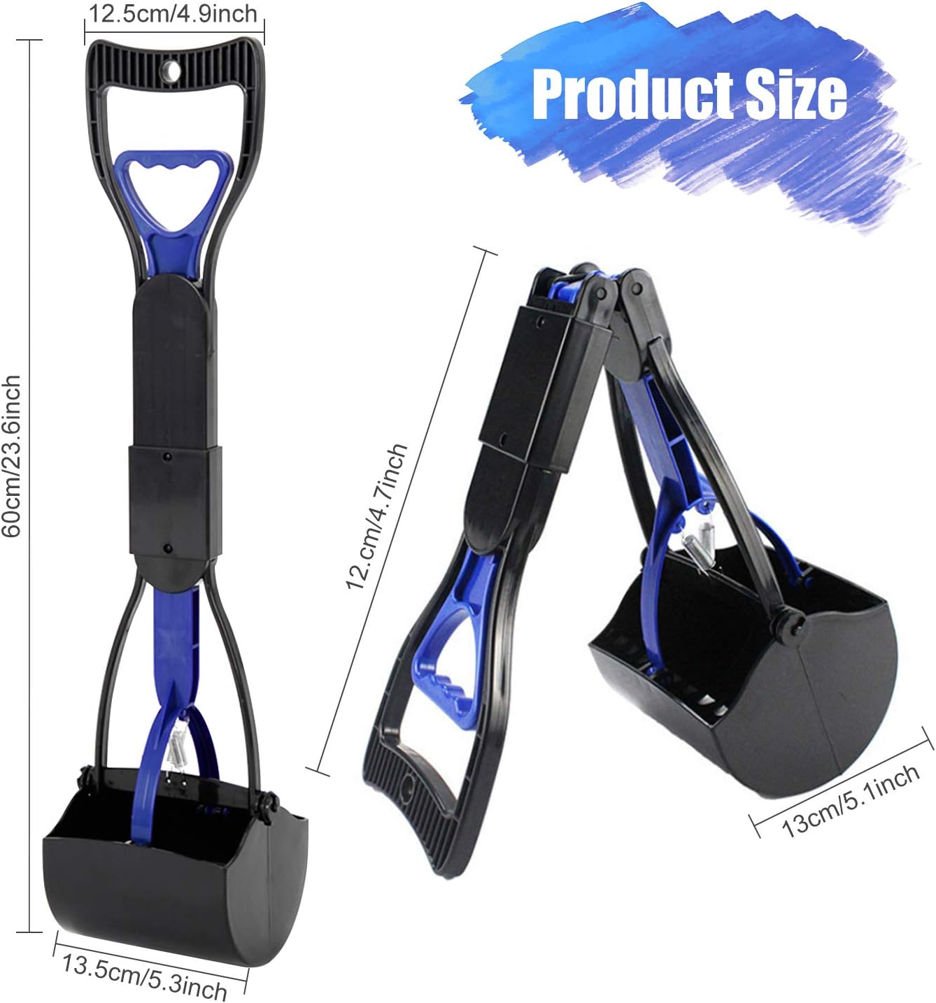 Pooper Scooper Kotschaufel mit langem Griff