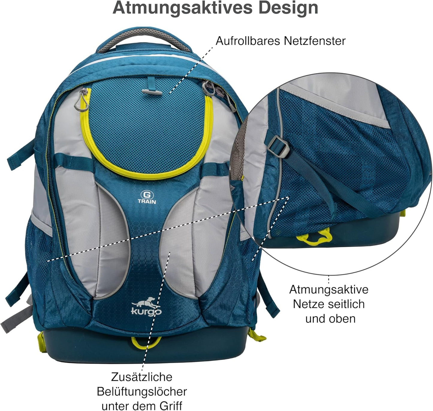 G-Train Hunderucksack, Reduzierte Verpackung Tinte