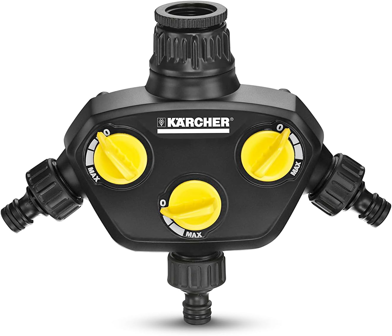 3-Wege Verteiler für Gartenschläuche, 3-Wege-Verteiler Single