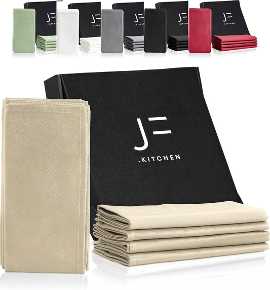 12er-Set Stoffservietten, Beige 12er Set (40x40cm)