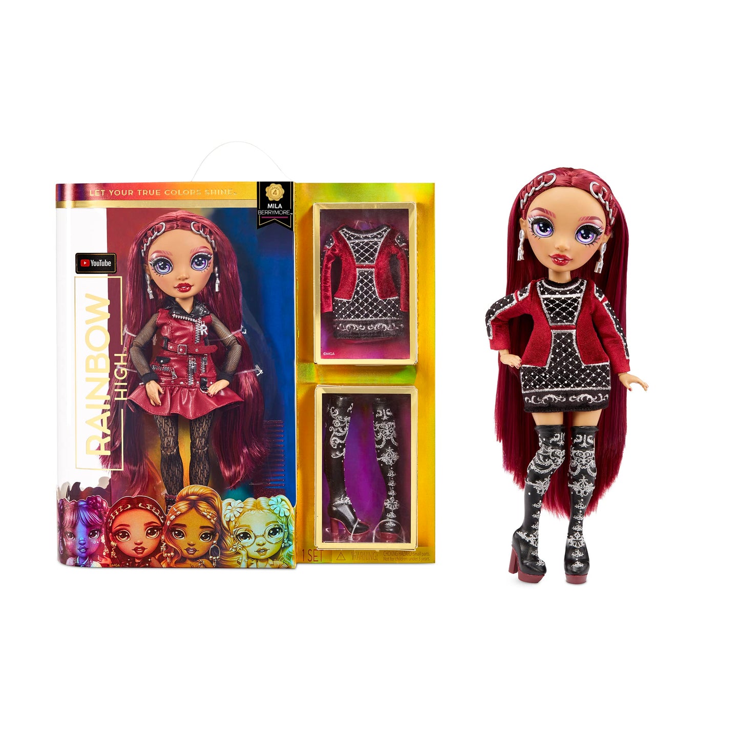 Rainbow High CORE Fashion Doll - Mila Berrymore, Puppe, Mila Berrymore