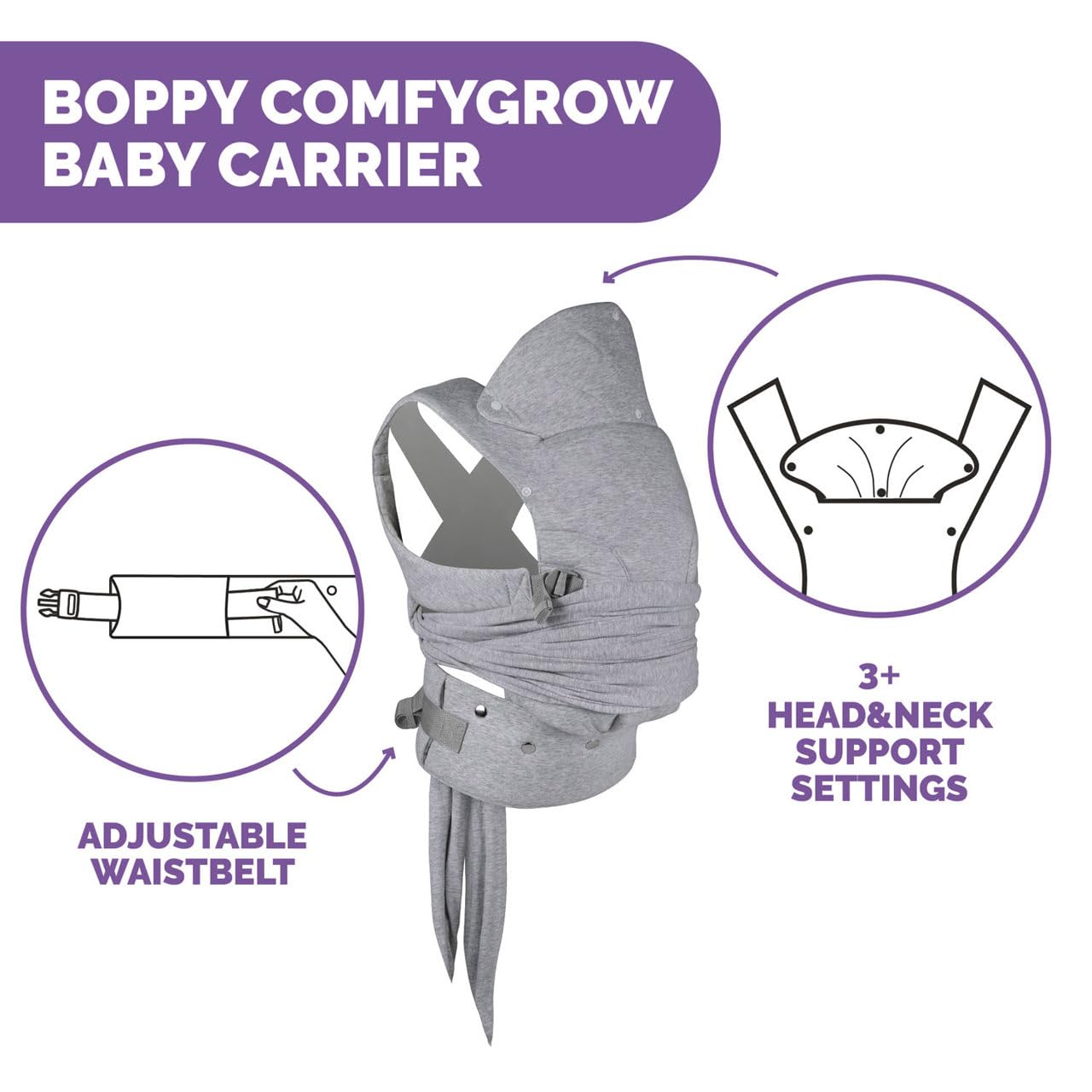 Babytrage ComfyGrow, ComfyGrow Grau