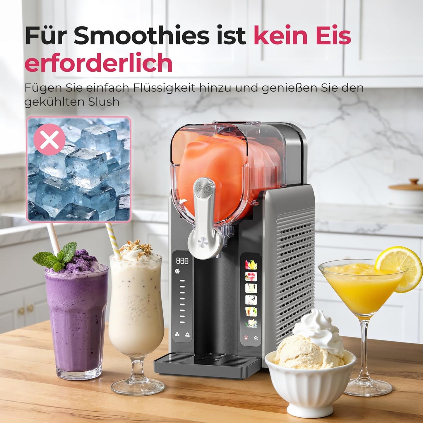 Slush Maschine mit 6 Modi