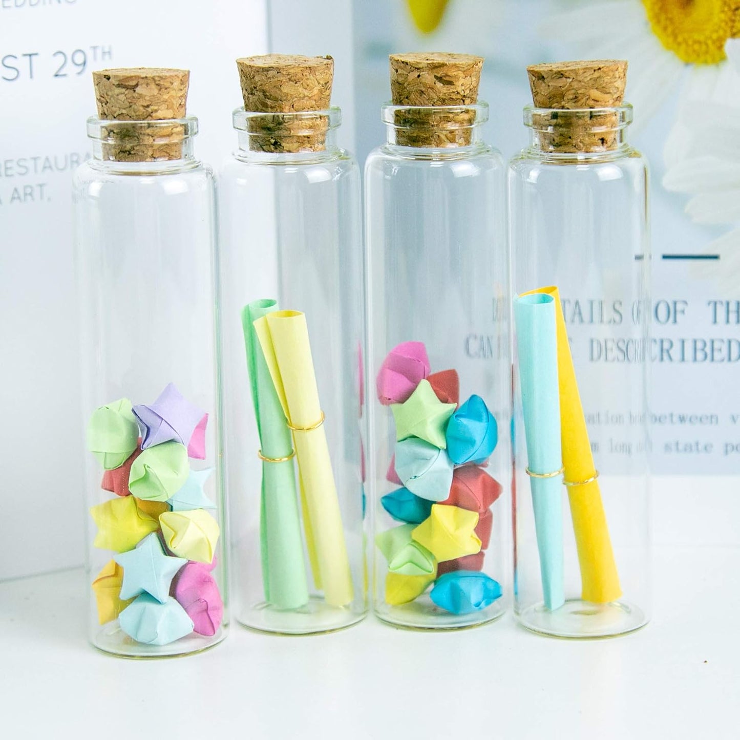 Mini-Glasflaschen, 50, 55ml