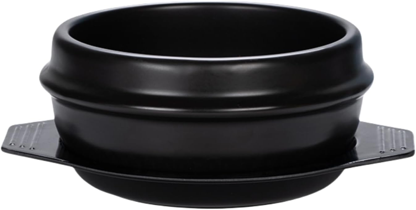 Bibimbap Keramiktopf mit Tablett, 1100ml, 1100ml