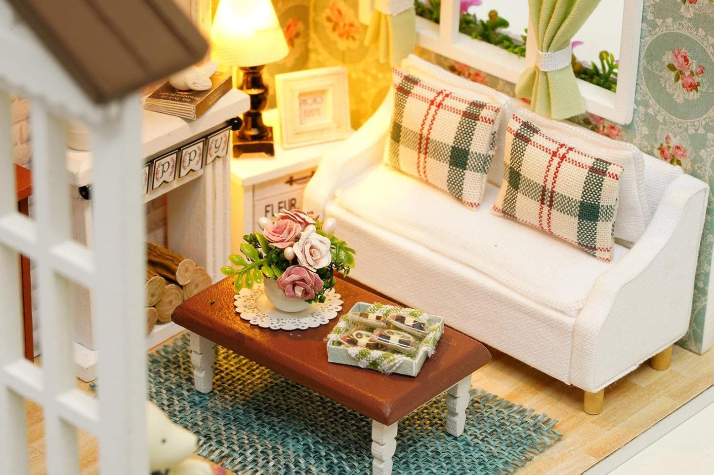 DIY Puppenhaus Miniatur-Salon, Z008