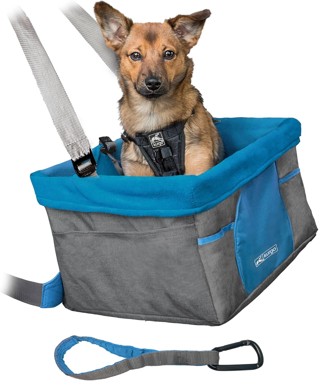 Hunde-Autositz, Grau/Blau Standardverpackung