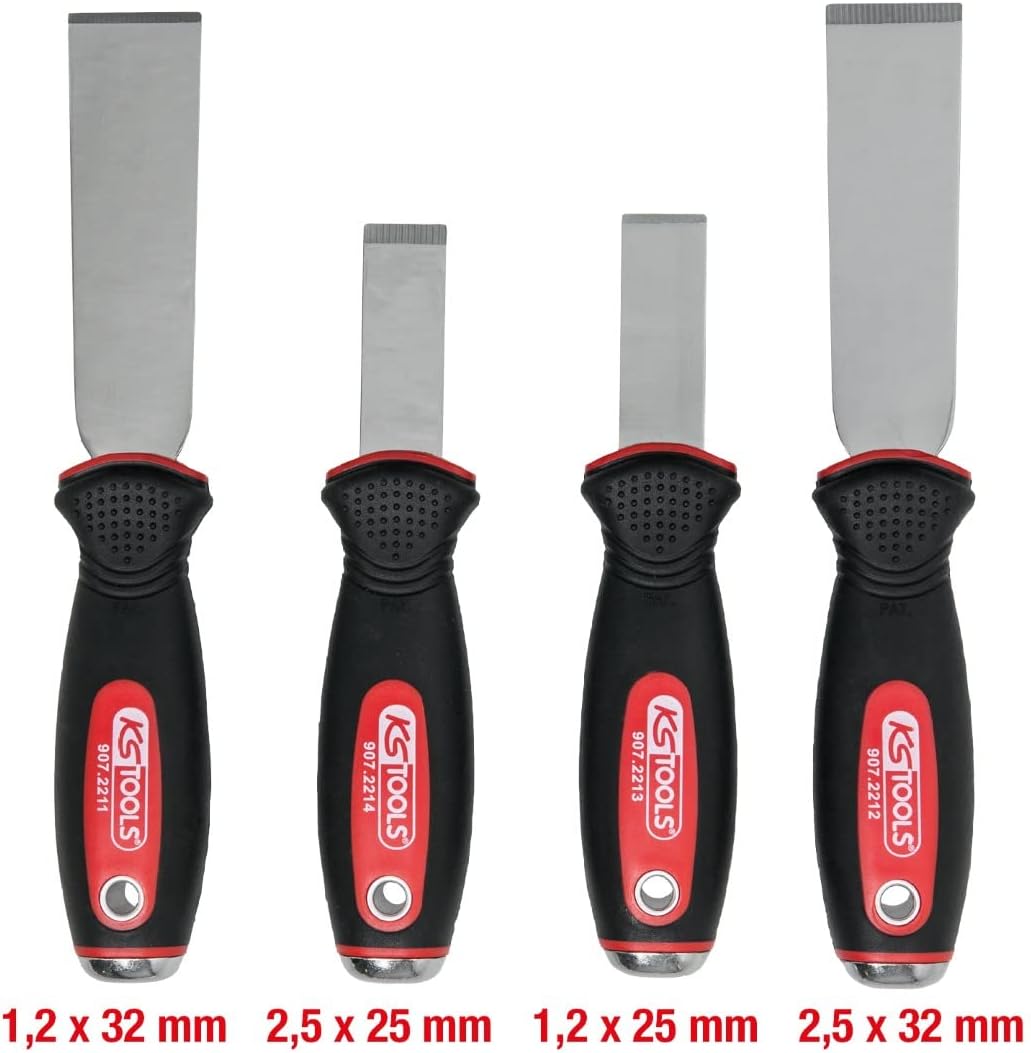 4-teiliges Schabmeissel-Set