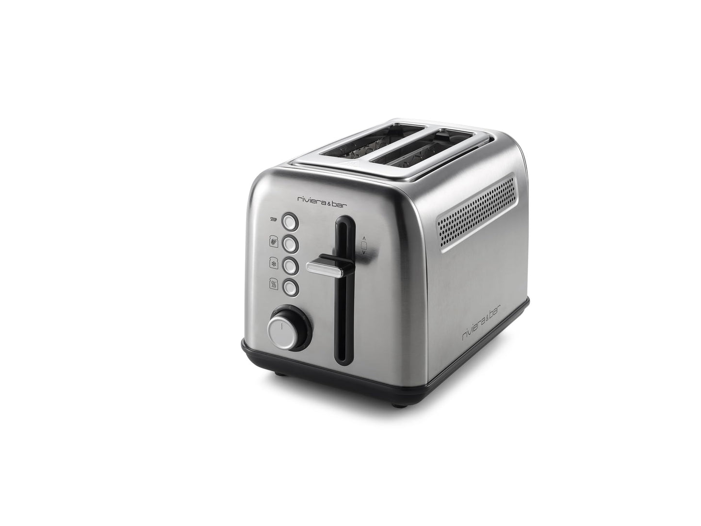 2-Scheiben Toaster mit 7 Bräunungsstufen, Edelstahl