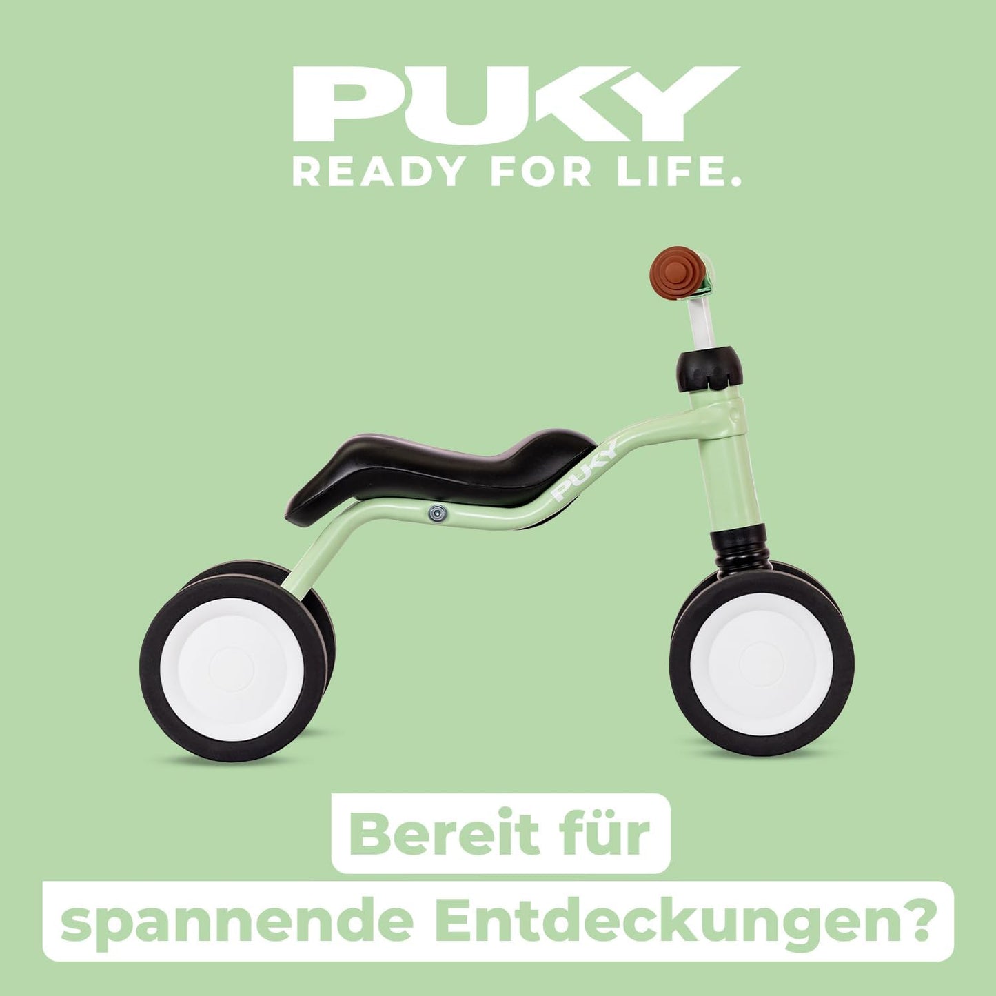 Puky Rutschfahrzeug Wutsch mit Lenkerpolster, Pastel Green