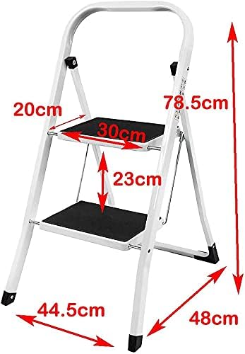 Klappbare 2-Stufen Trittleiter (150 kg Belastung), 2 Stufenleiter